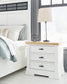 Ashbryn  Panel Storage Bed With Mirrored Dresser And Nightstand