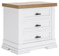 Ashbryn California  Panel Storage Bed With Mirrored Dresser And Nightstand