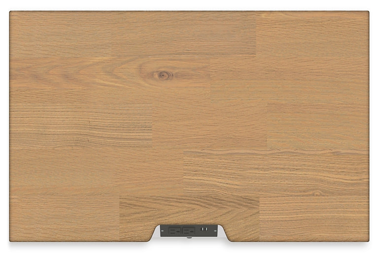 Ashbryn California  Panel Storage Bed With Mirrored Dresser And Nightstand