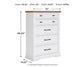 Ashbryn California  Panel Storage Bed With Mirrored Dresser And Chest