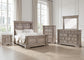 Blairhurst  Panel Bed With Mirrored Dresser, Chest And Nightstand