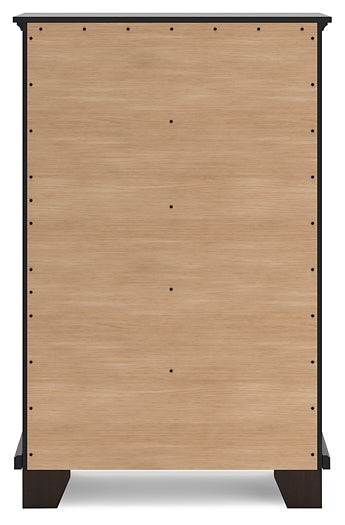 Covetown California  Panel Bed With Mirrored Dresser And Chest