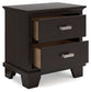 Covetown California  Panel Bed With Mirrored Dresser, Chest And Nightstand