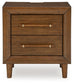 Lyncott California  Upholstered Bed With Mirrored Dresser, Chest And Nightstand