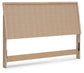 Cielden  Panel Headboard With Mirrored Dresser And Nightstand
