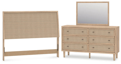 Cielden  Panel Headboard, Dresser And Mirror