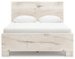 Lawroy  Panel Bed With Mirrored Dresser, Chest And Nightstand