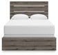 Graystorm  Panel Bed With Mirrored Dresser, Chest And Nightstand