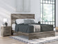 Graystorm  Panel Bed With Mirrored Dresser And Chest