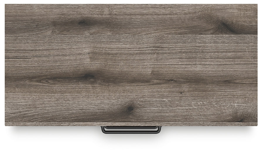 Graystorm  Panel Bed With Storage With Mirrored Dresser And Chest