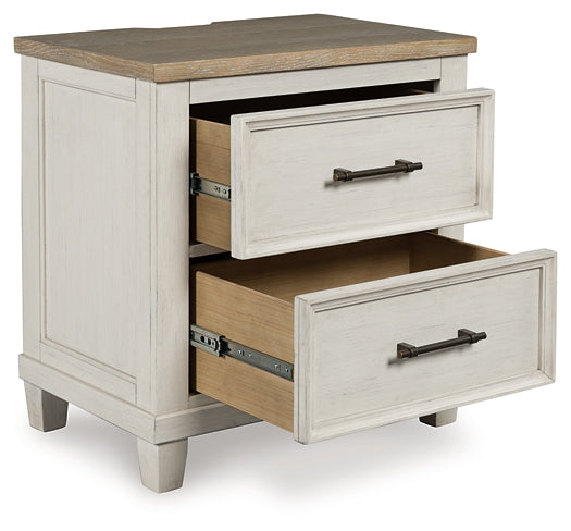 Shaybrock California  Panel Bed With Mirrored Dresser, Chest And Nightstand