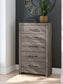 Graystorm  Panel Storage Bed With Mirrored Dresser And Chest