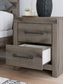 Graystorm  Panel Storage Bed With Mirrored Dresser, Chest And Nightstand