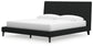Cadmori  Upholstered Bed With Mirrored Dresser