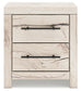 Lawroy  Panel Headboard With Mirrored Dresser And Nightstand