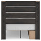 Hollivern  Panel Bed With Storage With Mirrored Dresser And Chest