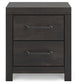 Hollivern  Panel Bed With Storage With Mirrored Dresser And Nightstand