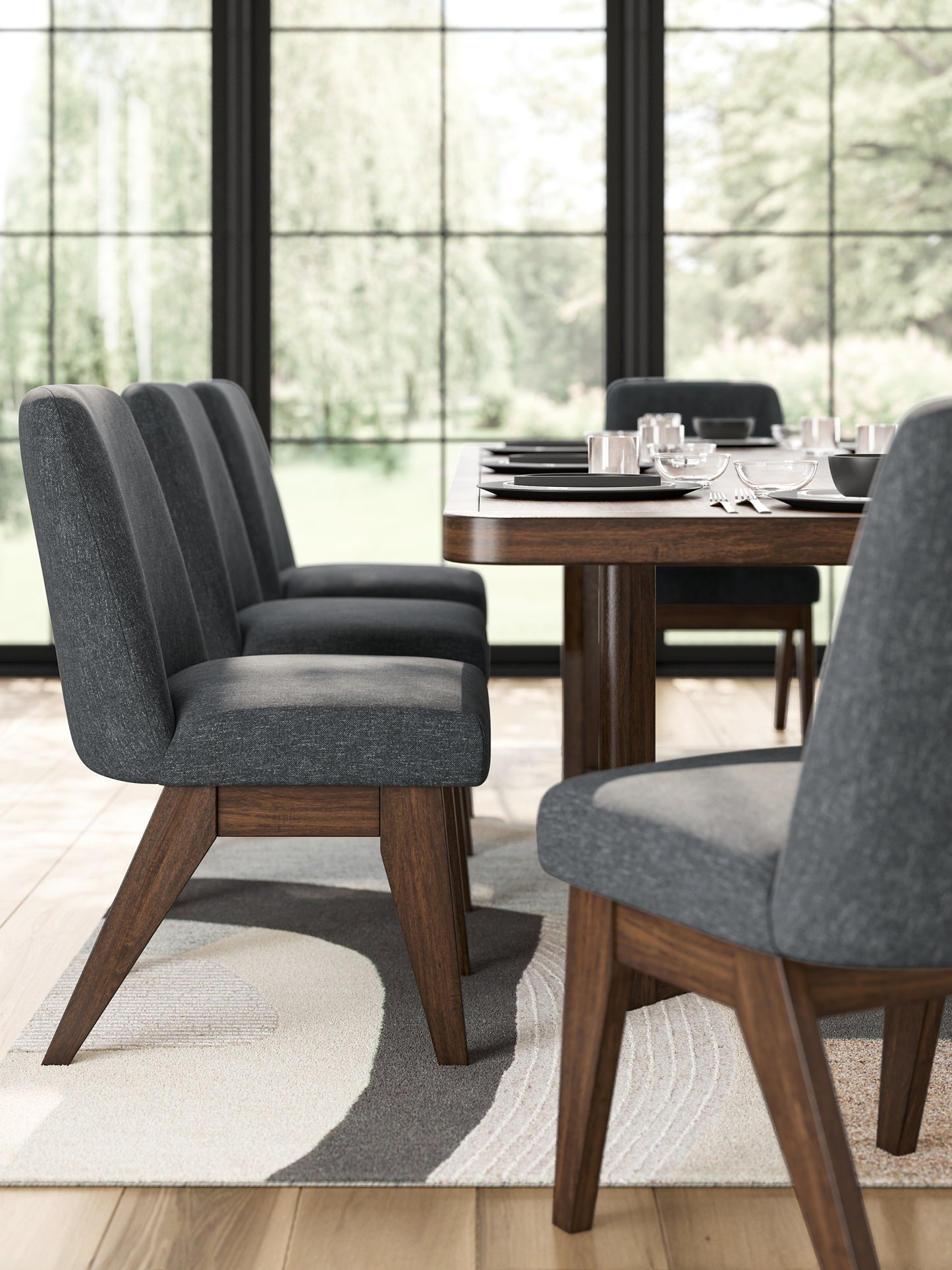 Dilenno Dining Table and 4 Chairs