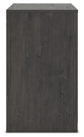 Fraluna  Panel Bed With Mirrored Dresser And Nightstand