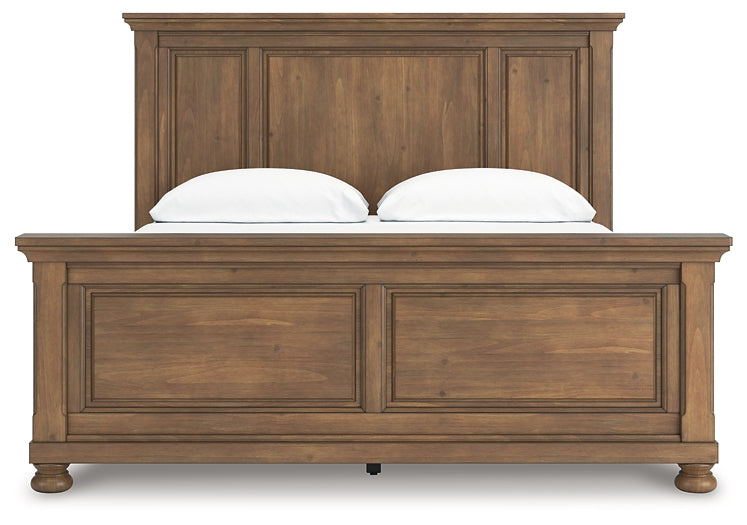 Feddinger California  Panel Bed With Mirrored Dresser And Nightstand
