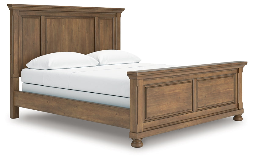 Feddinger California  Panel Bed With Mirrored Dresser And Chest
