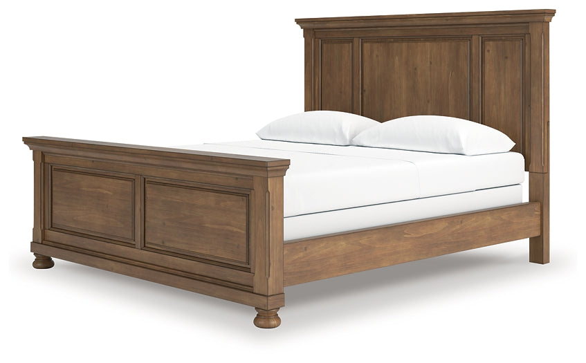 Feddinger California  Panel Bed With Mirrored Dresser, Chest And Nightstand