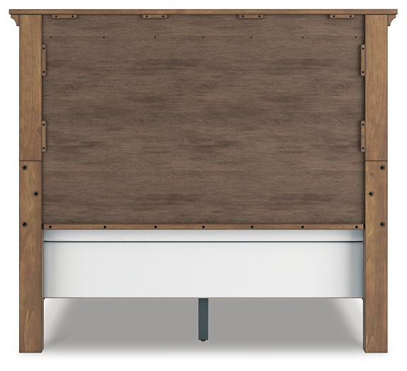 Feddinger  Panel Bed With Mirrored Dresser And Chest