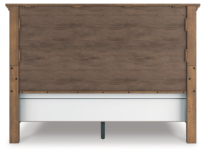 Feddinger  Panel Bed With Mirrored Dresser And Chest