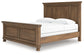 Feddinger  Panel Bed With Mirrored Dresser And Chest