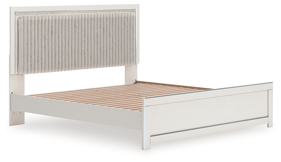 Zuraleus  Upholstered Panel Platform Bed