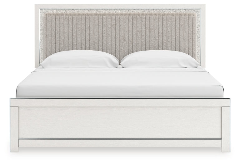 Zuraleus  Upholstered Panel Platform Bed