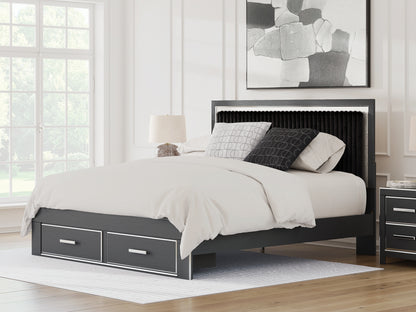 Zuraleus  Upholstered Panel Storage Bed