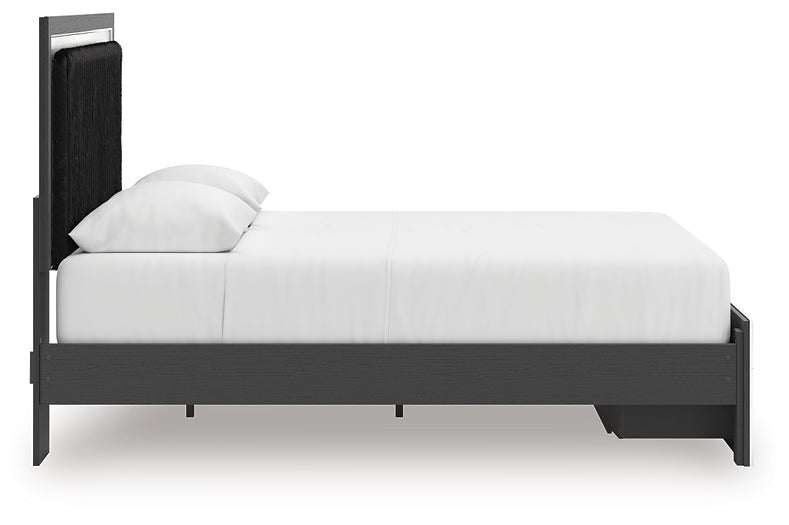 Zuraleus  Upholstered Panel Storage Bed