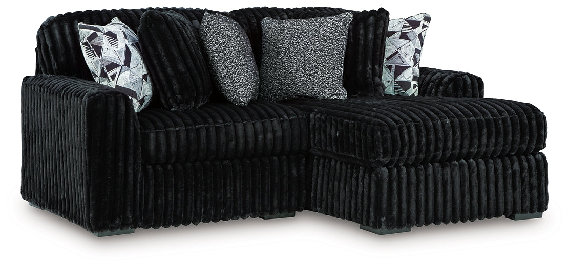 Midnight-Madness 2-Piece Sectional with Chaise
