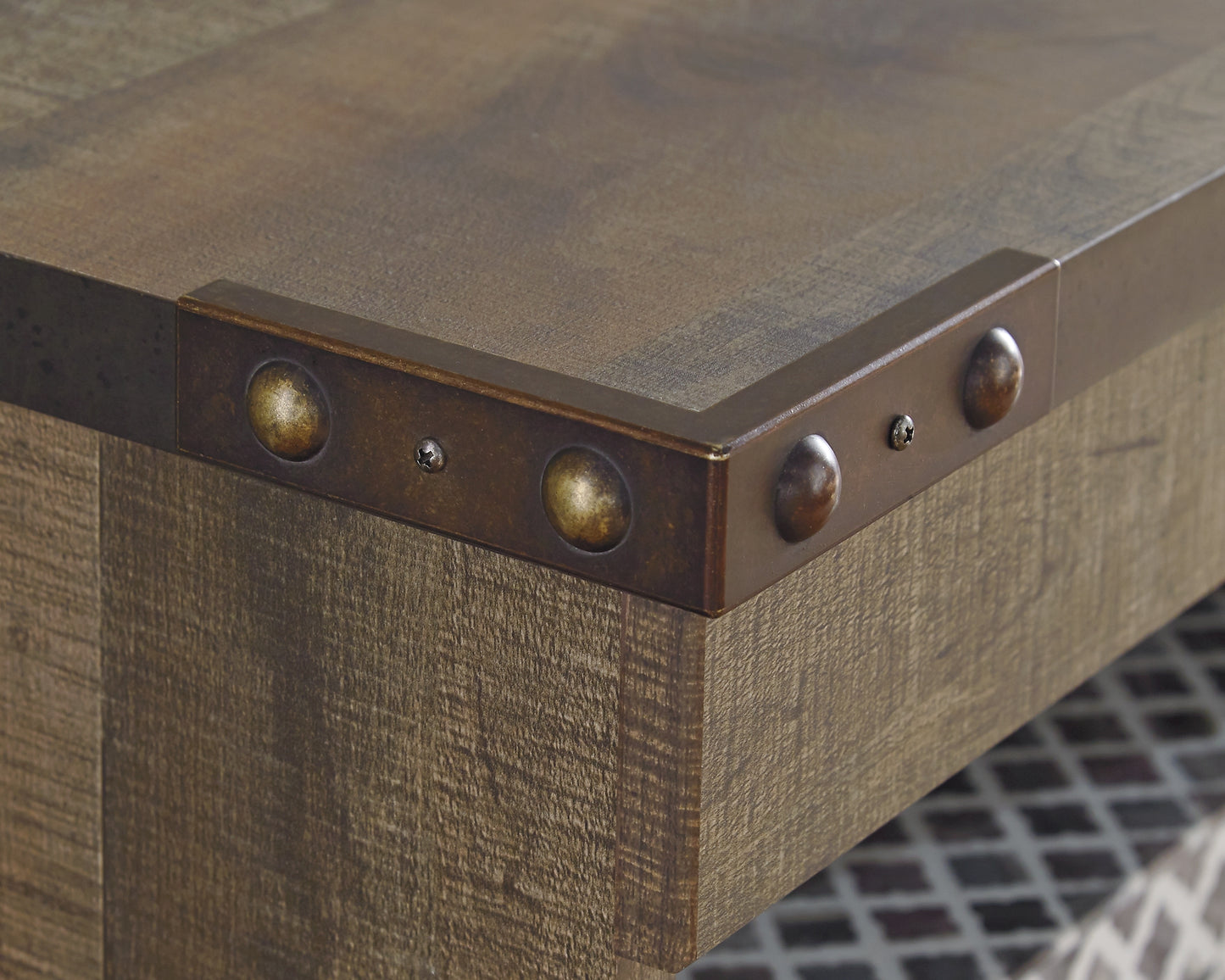 Mueble para TV Trinell de 63" con chimenea eléctrica