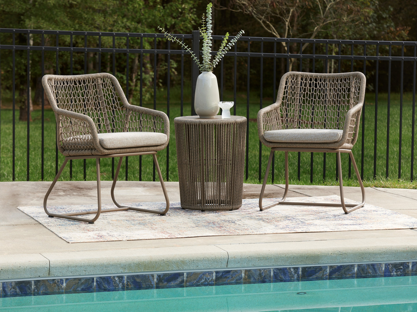 Majors Beach Chairs w/CUSH/Table Set (3/CN)