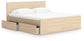 Onita  Panel Platform Bed With 2 Side Storage