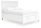 Fortman  Panel Storage Bed, Dresser And Mirror