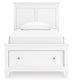 Fortman  Panel Storage Bed, Dresser And Mirror