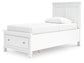 Fortman  Panel Storage Bed, Dresser, Mirror And Nightstand