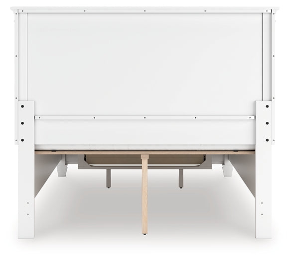 Fortman  Panel Storage Bed, Dresser, Mirror And Nightstand