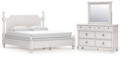 Rowlenstown California  Poster Bed, Dresser And Mirror