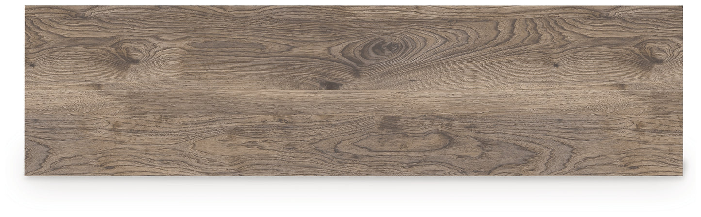 Rusticott California  Poster Bed With Mirrored Dresser And Nightstand