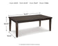 Mesa de comedor Haddigan RECT EXT