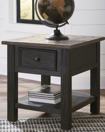 Mesa auxiliar rectangular Tyler Creek