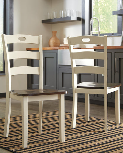 Silla auxiliar de comedor Woodanville (2 piezas)