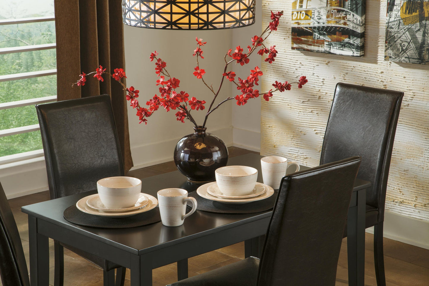 Mesa de comedor rectangular Kimonte