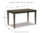 Mesa de comedor rectangular Kimonte