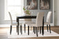 Mesa de comedor rectangular Kimonte