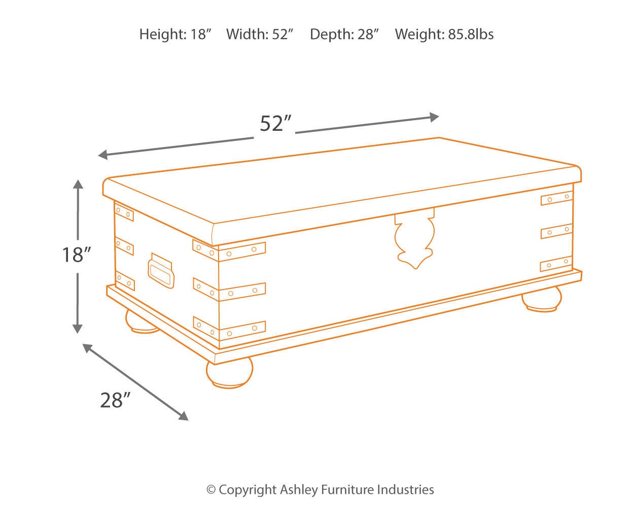 Mesa de cóctel elevable Carynhurst